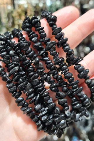 Black Tourmaline Chip Bracelets