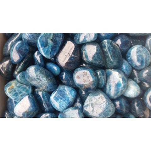 Blue Apatite Tumble Stones