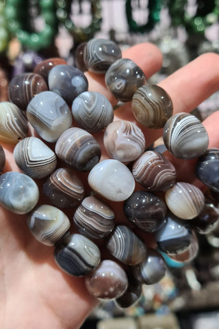 Botswana Agate Tumbled Bracelets