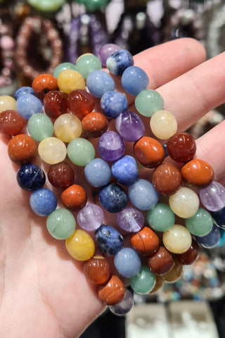 Chakra Small Tumbled Bracelets