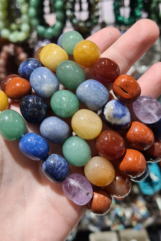 Chakra Tumbled Bracelets