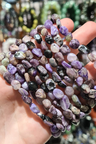 Charoite Small Tumbled Bracelets