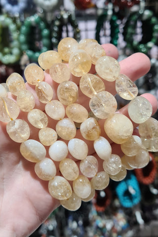 Citrine Tumbled Bracelets