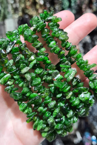 Diopside Chip Bracelets