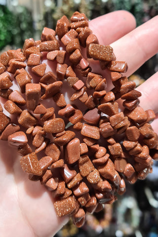 Goldstone Chip Bracelets