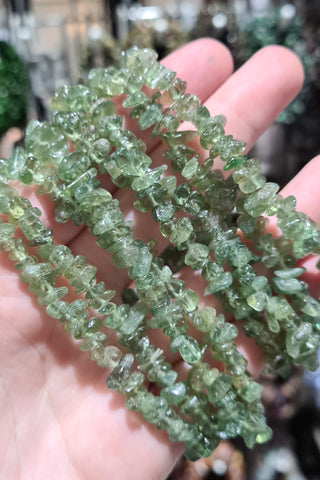 Green Garnet Chip Bracelets