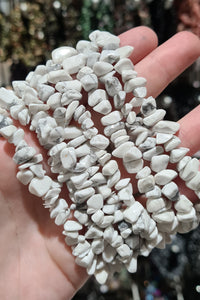 Howlite Chip Bracelets