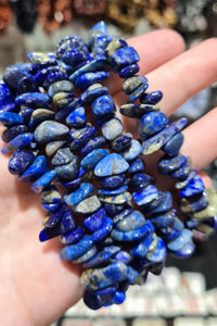 Lapis Lazuli Large Chip Bracelets
