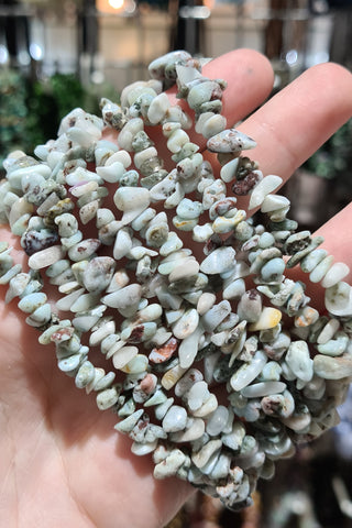 Larimar (B Grade) Chip Bracelets