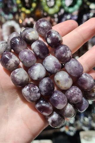 Lepidolite Tumbled Bracelets