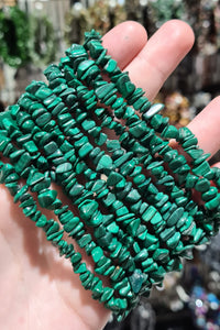 Malachite Chip Bracelets