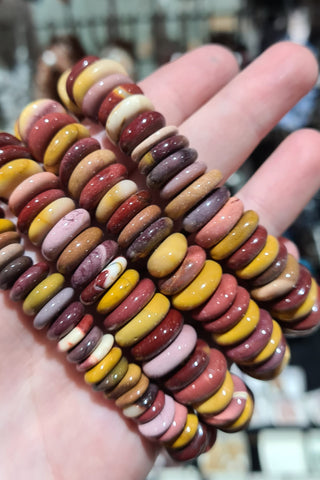 Mookaite Large Chip Bracelets