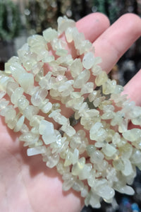 New Jade Chip Bracelets