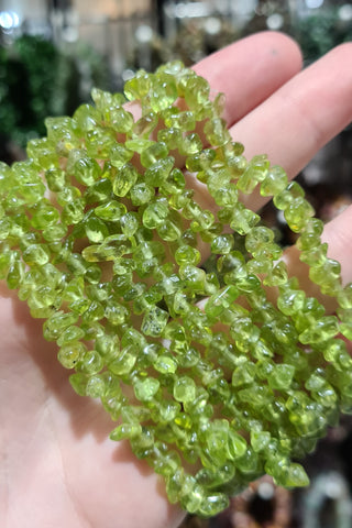 Peridot Chip Bracelets