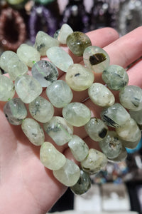Prehnite Tumbled Bracelets
