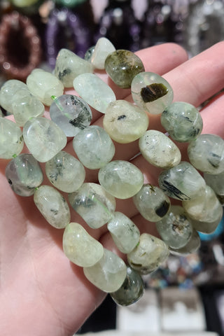 Prehnite Tumbled Bracelets