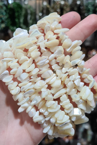 Mother of Pearl Chip Bracelets