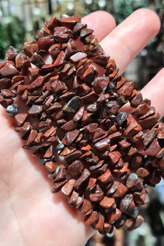 Red Jasper Chip Bracelets